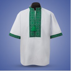 Embroidered shirt "Summer in Green"
